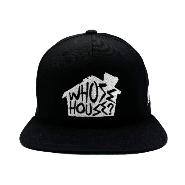 Swerve Strickland - Whose House Premium Embroidered Flatbill Snapback Product Image 2