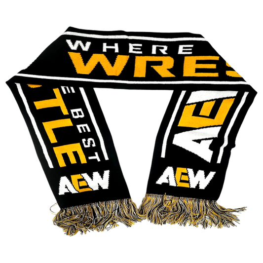 AEW - Where The Best Wrestle Knit Scarf