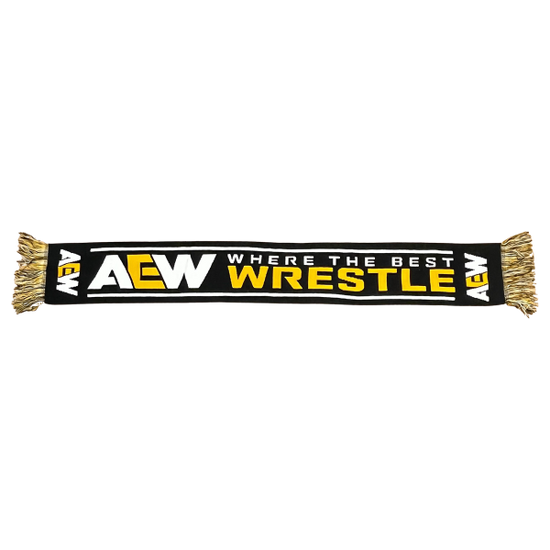 AEW - Where The Best Wrestle Knit Scarf Product Image