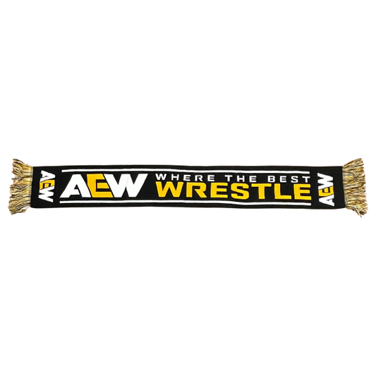 AEW - Where The Best Wrestle Knit Scarf Product Image