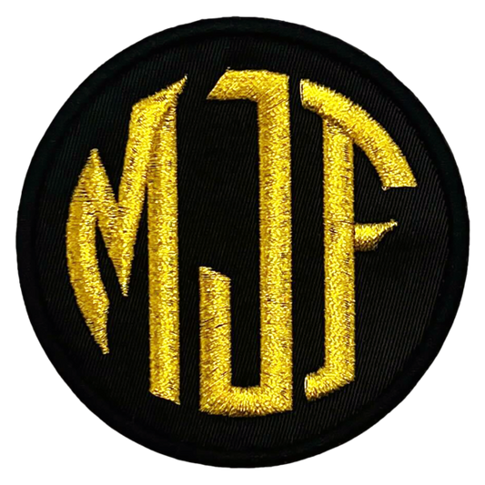 MJF - Monogram 3" Circle Patch