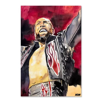Bryan Danielson - The Art of Rob Schamberger 24" x 36" Poster Print