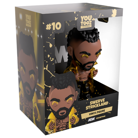Swerve Strickland - ShopAEW Exclusive Gold YouTooz AEW Vinyl Figure