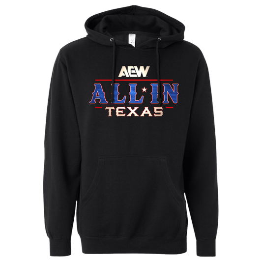 AEW ALL-IN Texas Logo Pullover Hoodie