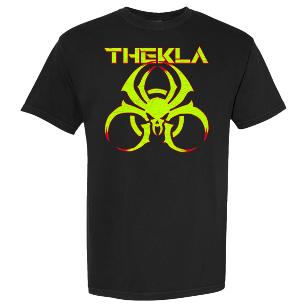 Thekla - The Toxic Spider is Here! Comfort Colors Soft Heavyweight Tee (Double-Sided) Product Image