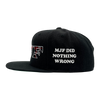 MJF - Did Nothing Wrong Premium Embroidered Flatbill Snapback Product Image