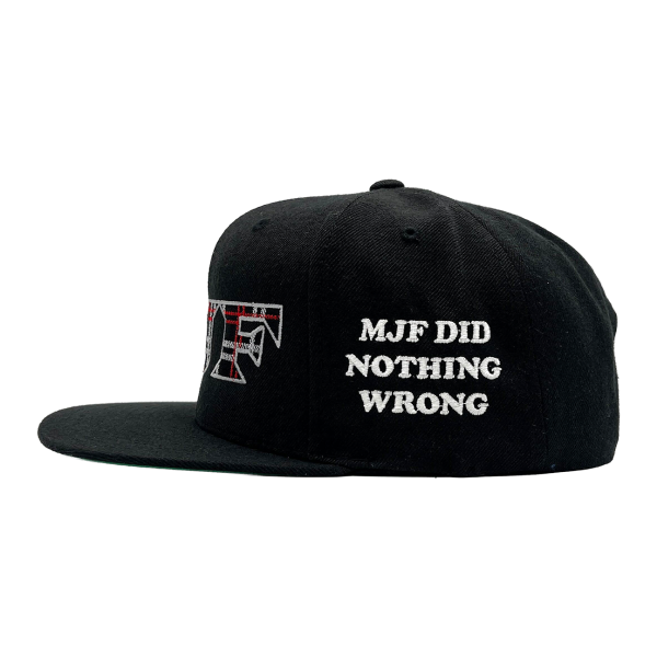 MJF - Did Nothing Wrong Premium Embroidered Flatbill Snapback Product Image