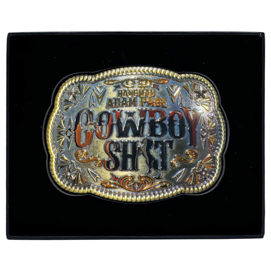 Hangman Adam Page 5"x3" Cowboy Shit Belt Buckle Product Image