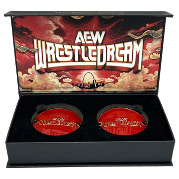AEW WrestleDream 2025 Commemorative Championship Replica Side Plate Box Set