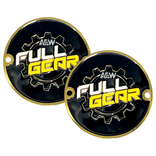 AEW Full Gear 2025 Commemorative Championship Replica Side Plate Box Set Product Image