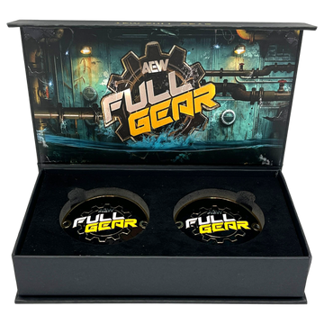 AEW Full Gear 2025 Commemorative Championship Replica Side Plate Box Set