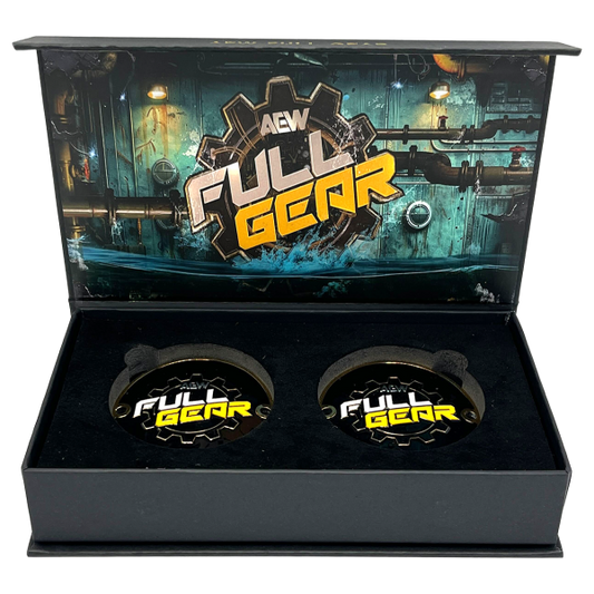 AEW Full Gear 2025 Commemorative Championship Replica Side Plate Box Set