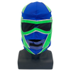 Hologram - Luchador Mask - Blue and Green