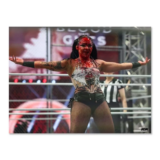 Skye Blue - This is My Match! - AEW Blood and Guts 2025 - Memorable Moments Art Print By Ryan Loco