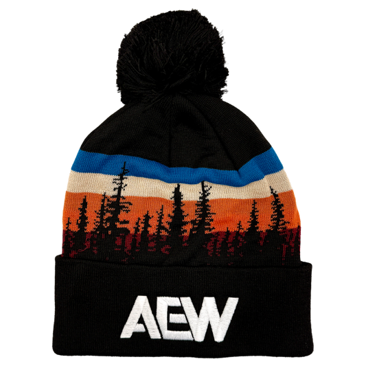 AEW Logo Embroidered Grand Recycled Beanie - Lodge Pole