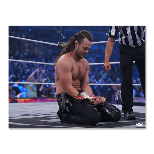 Jack Perry Returns to Win the AEW National Championship - AEW Revolution 2026 - Memorable Moments Art Print By Lee South
