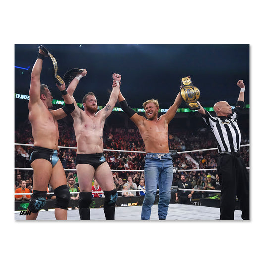 The Conglomeration are your NEW Trios Champs - AEW Dynasty 2026 - Memorable Moments Art Print By Lee South