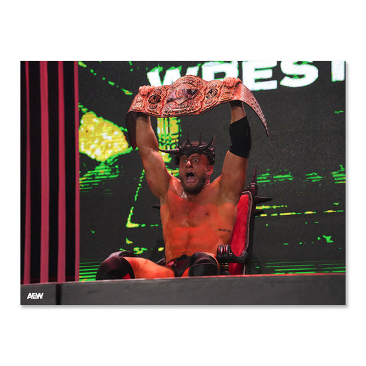 The Devil MJF Gets His Due and Retains - AEW Dynasty 2026 - Memorable Moments Art Print By Lee South