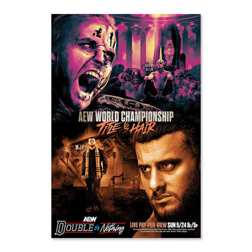 Matchup Monday Darby Allin vs MJF - Double or Nothing 2026 VARIANT Art Print - (Hand-Numbered 1-10)