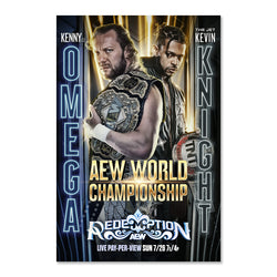 Matchup Monday Kenny Omega vs Kevin Knight - AEW Redemption 2026 LIMITED Art Print - (Hand-Numbered 1-50)