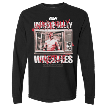 Will Ospreay - Top Rope Tuesday LIMITED EDITION Where Billy Wrestles Comfort Colors Soft Heavyweight Long Sleeve T-Shirt