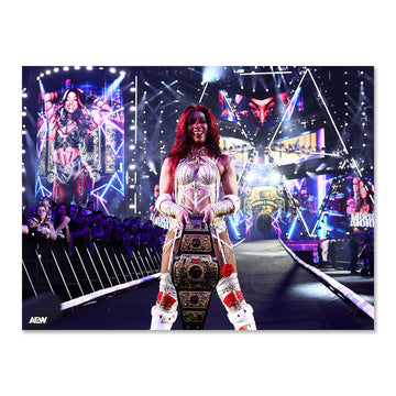 The CEO Finally Wins the Big One! Mercedes Moné - AEW All In 2026 - Memorable Moments Art Print By Ricky Havlik