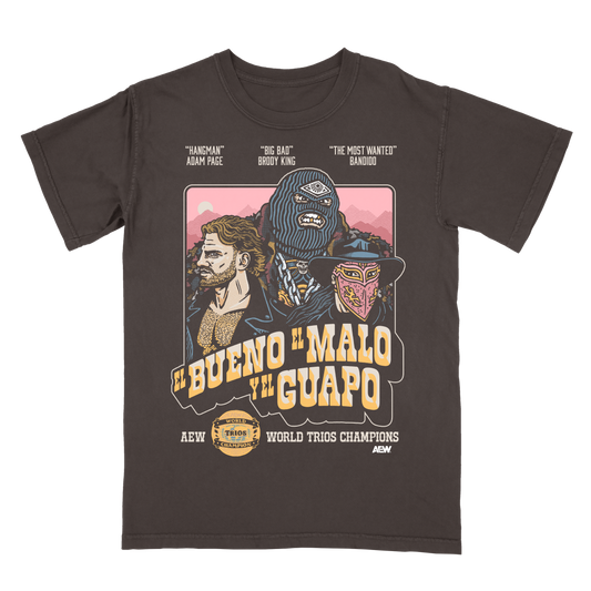 Hangman Adam Page & Brodido - Top Rope Tuesday LIMITED EDITION El Bueno El Malo y El Guapo T-Shirt