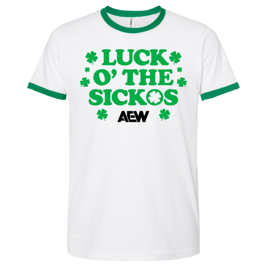 AEW St. Paddy's Day 2026 Ringer T-Shirt