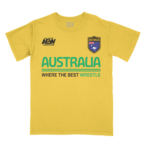 AEW Tournament Soccer Collection - Australia T-Shirt