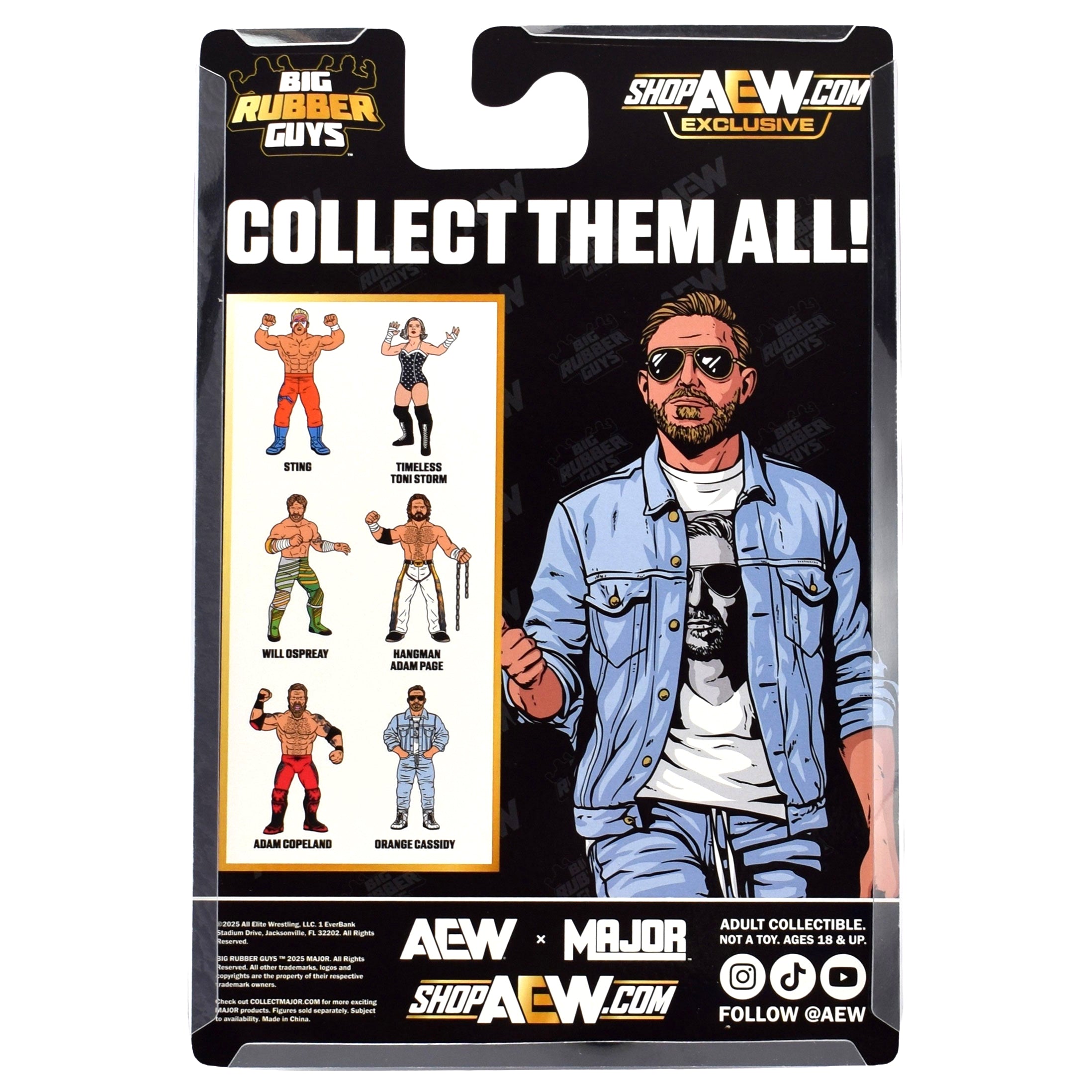 Pre-Order: Orange Cassidy - AEW x Big Rubber Guys Action Figure