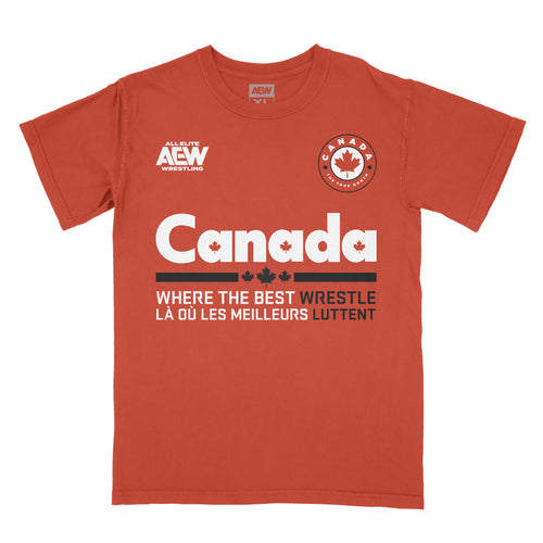 AEW Tournament Soccer Collection - Canada T-Shirt