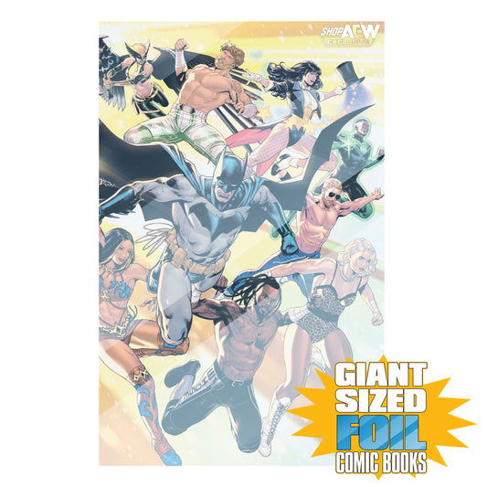 Foil Cover - DC x AEW Series 1&2 LIMITED Giant-Sized Double Issue Comic Book