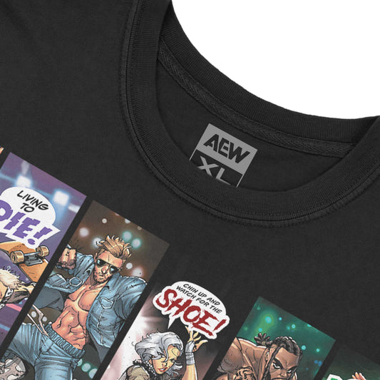 DC x AEW - Roster Collage T-Shirt