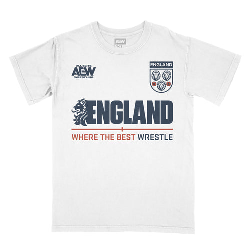 AEW Tournament Soccer Collection - England T-Shirt