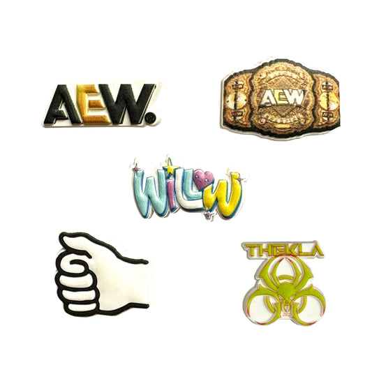 AEW Clog Charms - 5 Pack