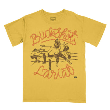 Hangman Adam Page - Buckshot Lariat T-Shirt - Yellow