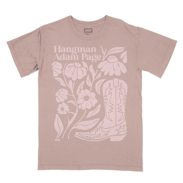 Hangman Adam Page - Flowers is Plants T-Shirt - Sunset