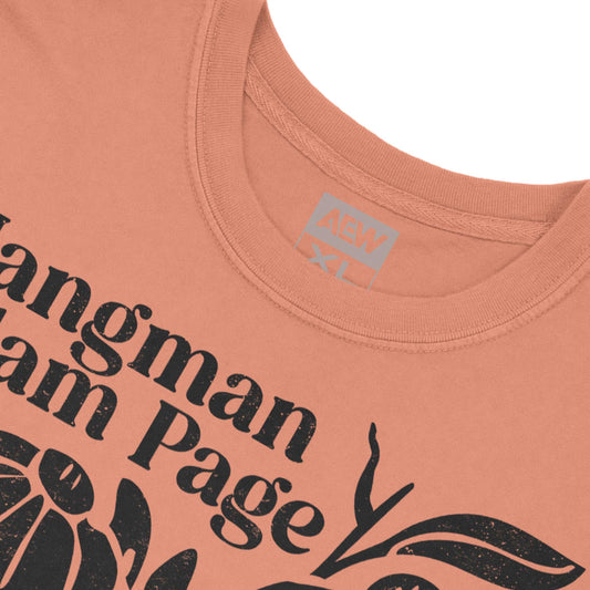 Hangman Adam Page - Flowers is Plants T-Shirt - Sunset