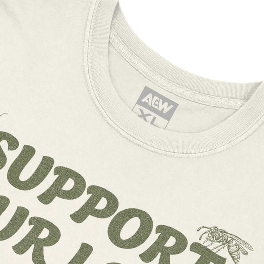 Hangman Adam Page - Support Your Local Pollinators T-Shirt