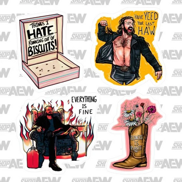 Hangman Adam Page - Laptop Sticker 4-Pack