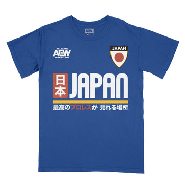 AEW Tournament Soccer Collection - Japan T-Shirt