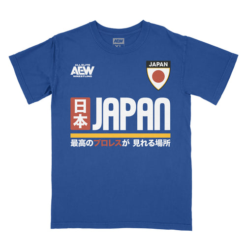 AEW Tournament Soccer Collection - Japan T-Shirt