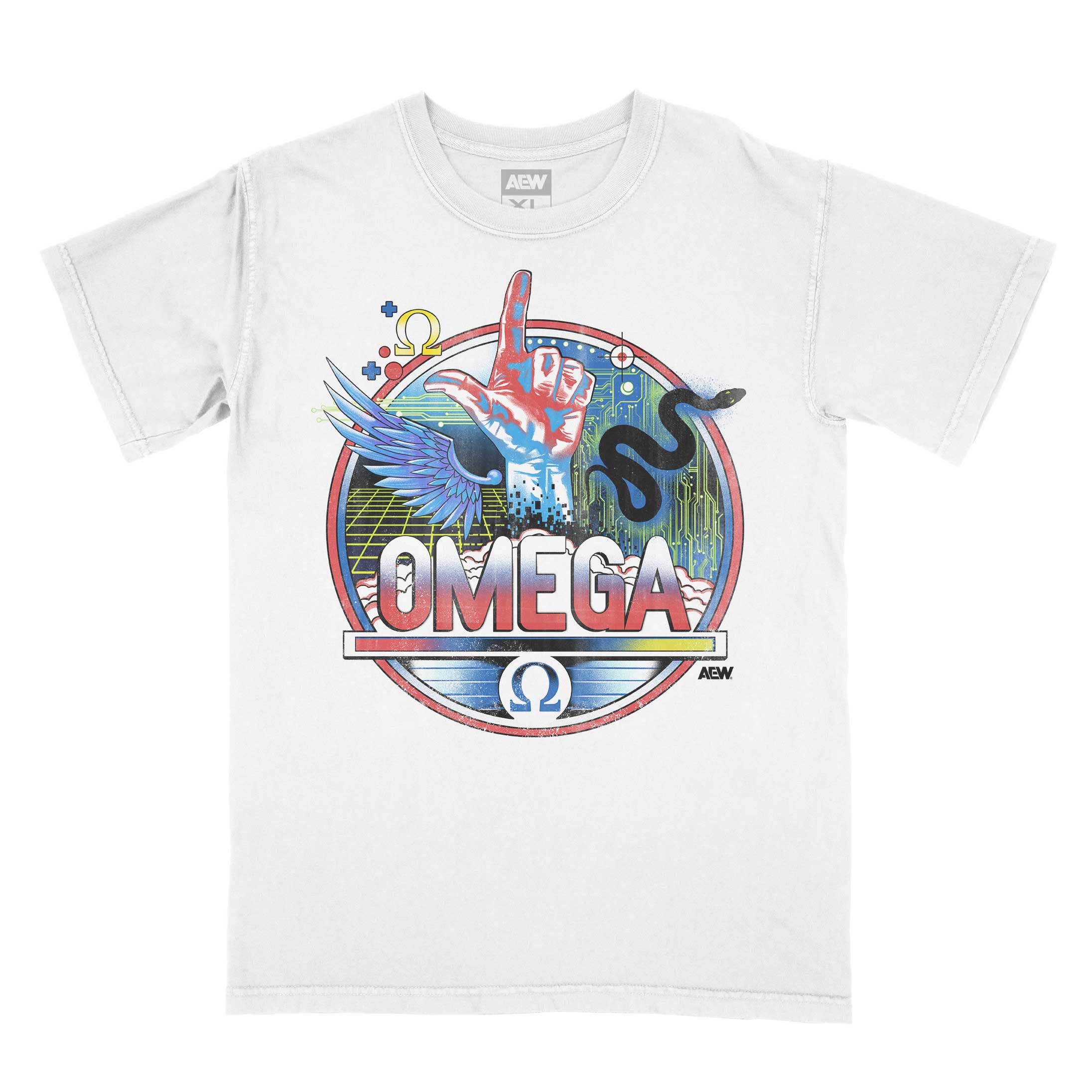 All Elite Wrestling Kenny Omega - Old School Shirt – shopAEW
