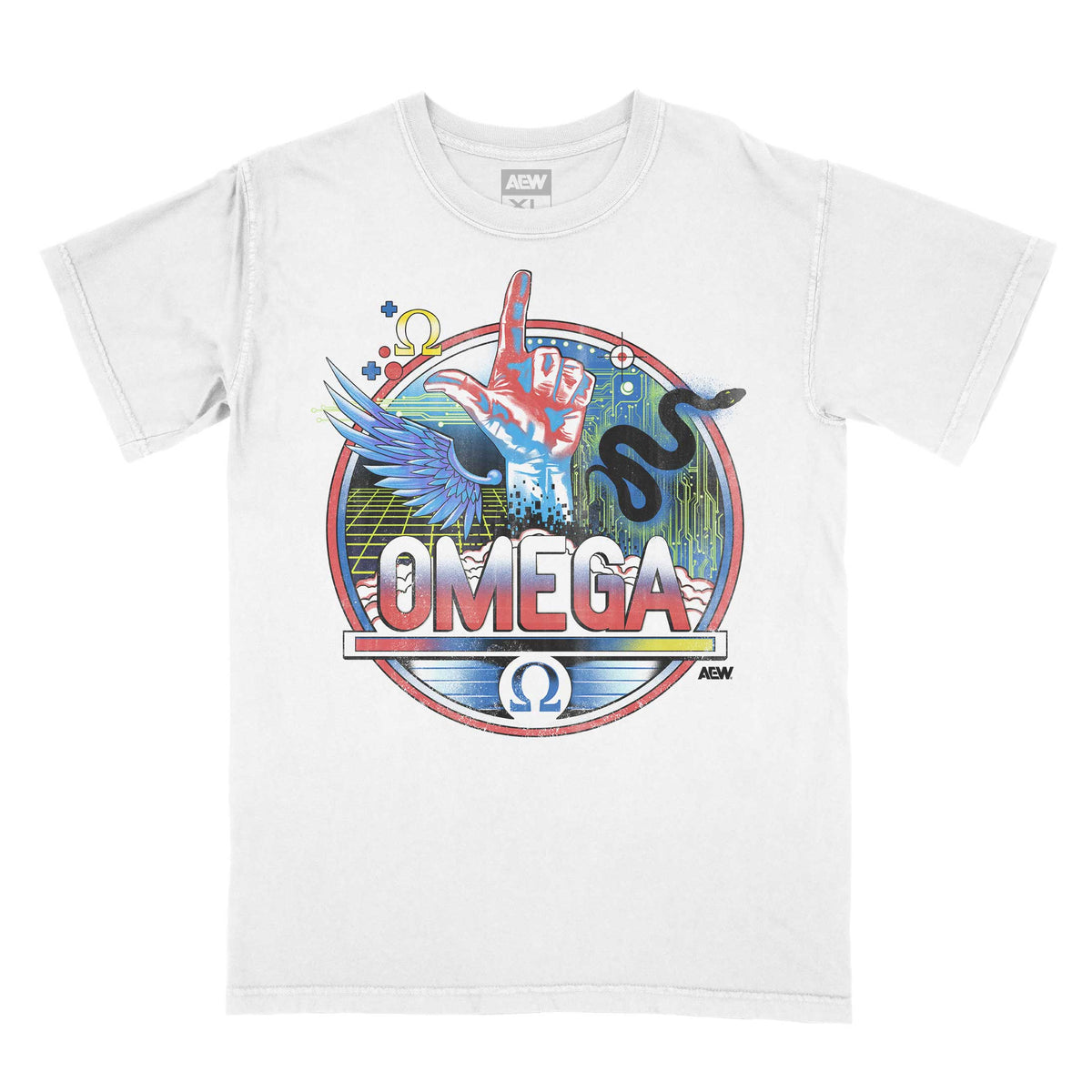 All Elite Wrestling Kenny Omega - Old School Shirt – shopAEW