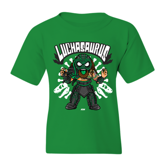 Luchasaurus - Back from Extinction Kids T-Shirt
