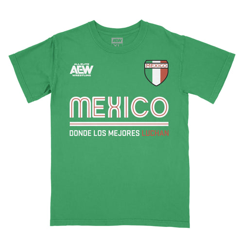 AEW Tournament Soccer Collection - Mexico T-Shirt