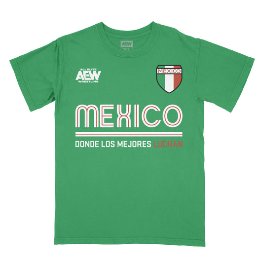 AEW Tournament Soccer Collection - Mexico T-Shirt