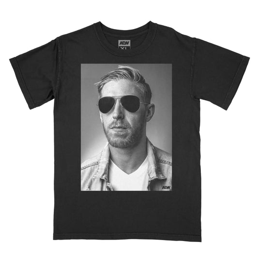 Orange Cassidy - Yearbook Photo T-Shirt - Black