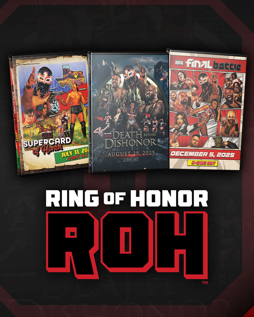 ROH DVDs