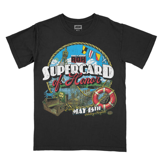 ROH Supercard of Honor 2026 Event T-Shirt